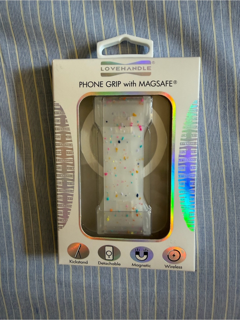 Livehandle Pro Confetti  Confetti Phone Grip with MagSafe New